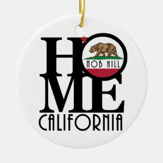 HOME Nob Hill Ceramic Ornament