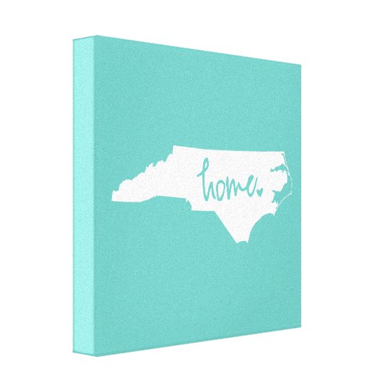 Home North Carolina Custom Color Canvas Print