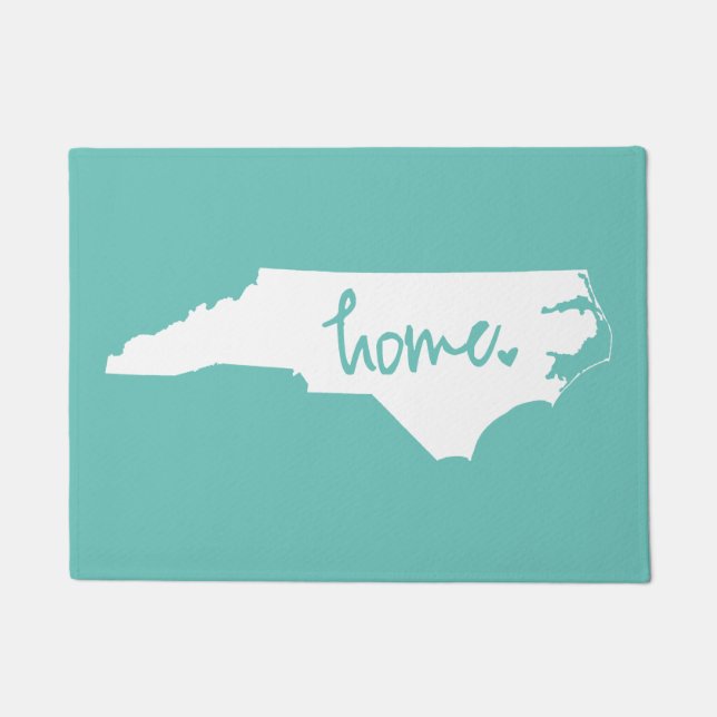 Home North Carolina Custom Color Doormat (Front)
