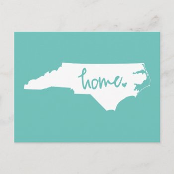 Home North Carolina Custom Color Postcard by SimpleSweetDreams at Zazzle