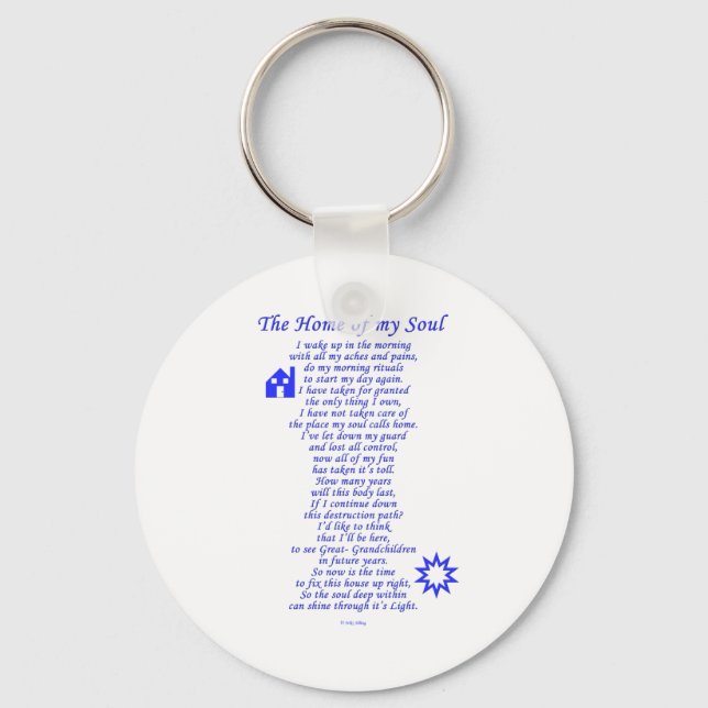 Home of My Soul Keychain (Front)