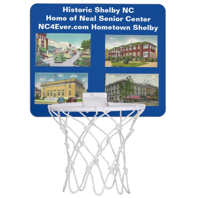 Home of Neal Senior Center Mini Basketball Hoop (Front)
