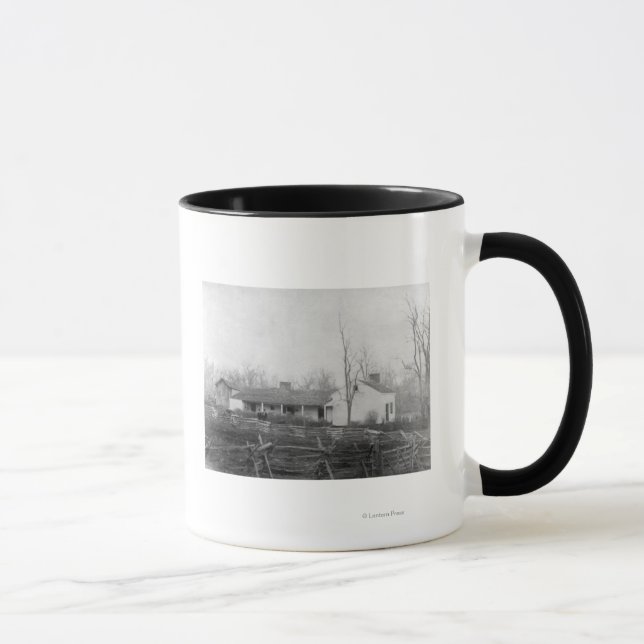 Home of Outlaw Jess James Photograph Mug (Right)