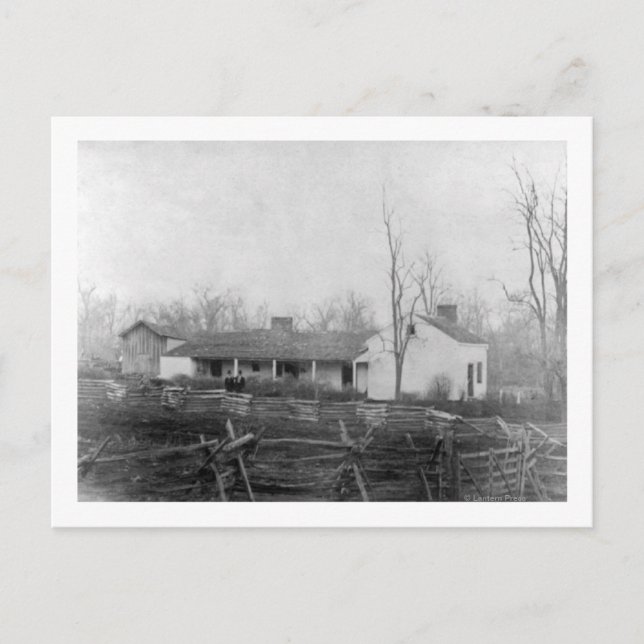 Home of Outlaw Jess James Photograph Postcard (Front)