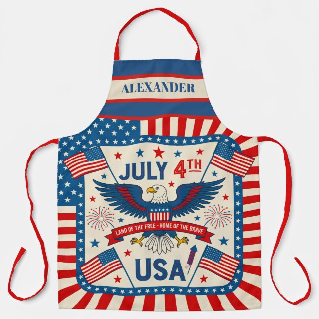 Home of the Brave Apron (Front)