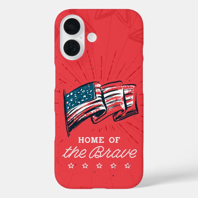 Home of the Brave Case-Mate iPhone Case (Back)