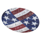 Home of the Brave Flag Plate (Right Side)