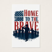 Home of the Brave Salute Tee (Front)