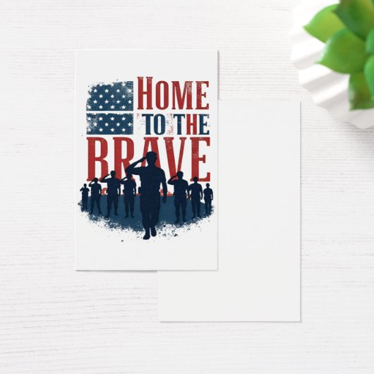 Home of the Brave Salute Tee (Desk)