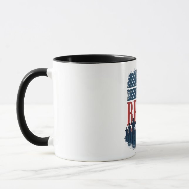 Home of the Brave Salute Tee Mug (Left)
