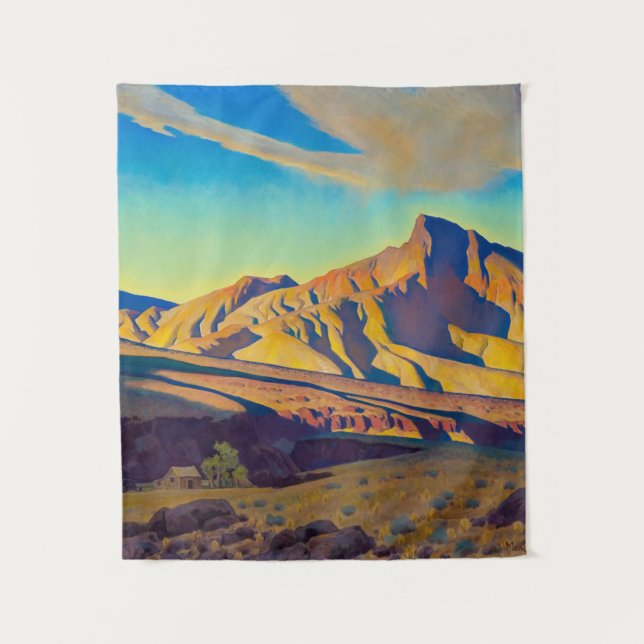 Home of the Desert Rat by Maynard Dixon Tapestry (Front)