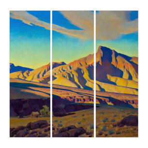 Home of the Desert Rat by Maynard Dixon Triptych