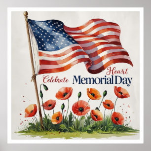 Home of the Free, Because of the Brave Backdrops Poster