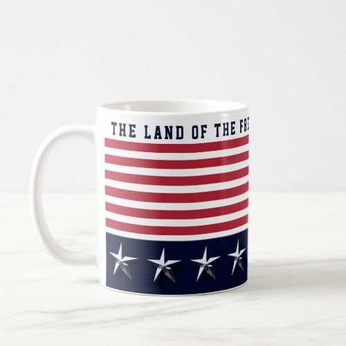 Home of the Free Because of the Brave Coffee Mug