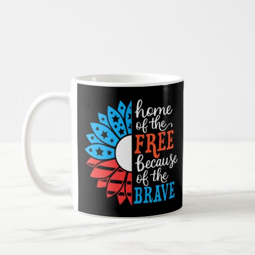 Home Of The Free Because Of The Brave Family Match Coffee Mug