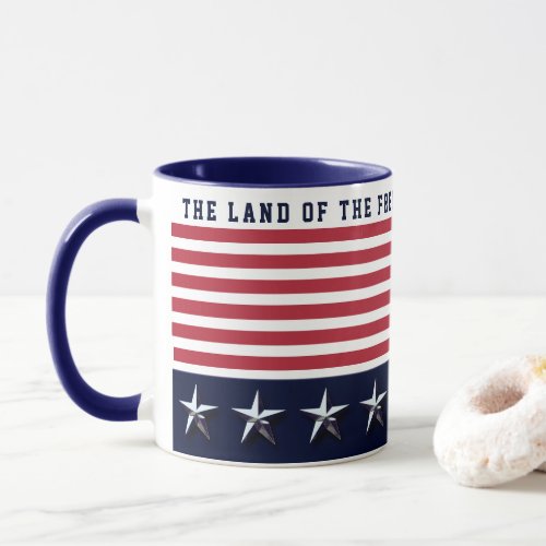 Home of the Free Because of the Brave Mug