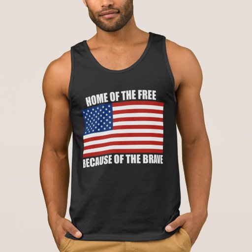 Home Of The Free Because Of The Brave T Shirt | Zazzle