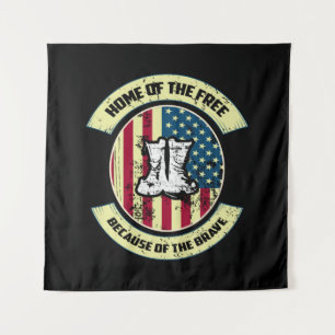 Home of the Free, Because of the Brave Tapestry