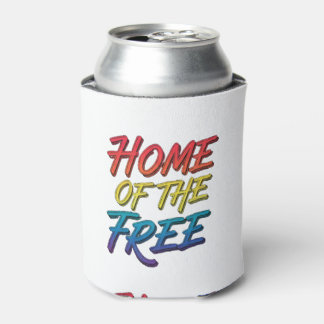 Home of the Free Can Cooler