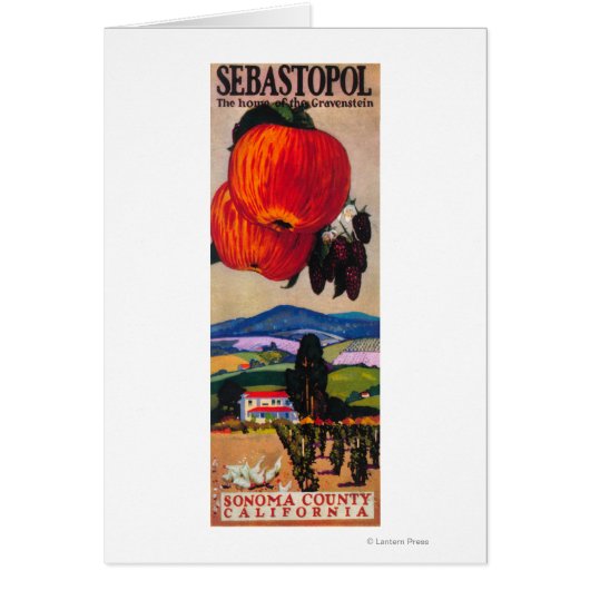 Home of the Gravenstein Poster Cards (Front)