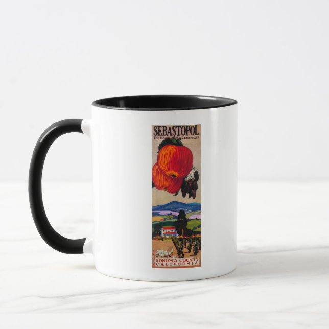 Home of the Gravenstein Poster Mug (Left)