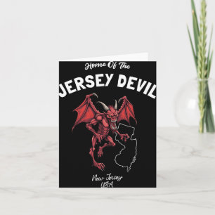 Home Of The Jersey Devil New Jersey Usa Cryptid  Card