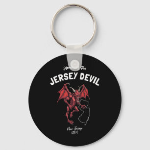 Home Of The Jersey Devil New Jersey Usa Cryptid Keychain