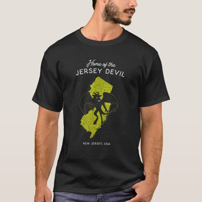 Home of the Jersey Devil New Jersey USA  T-Shirt (Front)