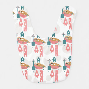 Home of the Sloth Baby Bib