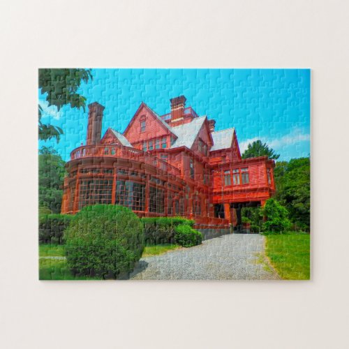 Home of  Thomas Edison New Jersey Jigsaw Puzzle