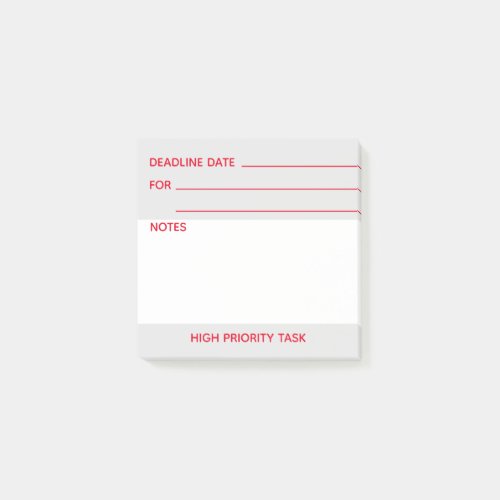 Home office employee high priority task reminder post_it notes