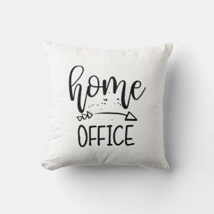 Home Office Fixer-upper Office Home Workspace Throw Pillow