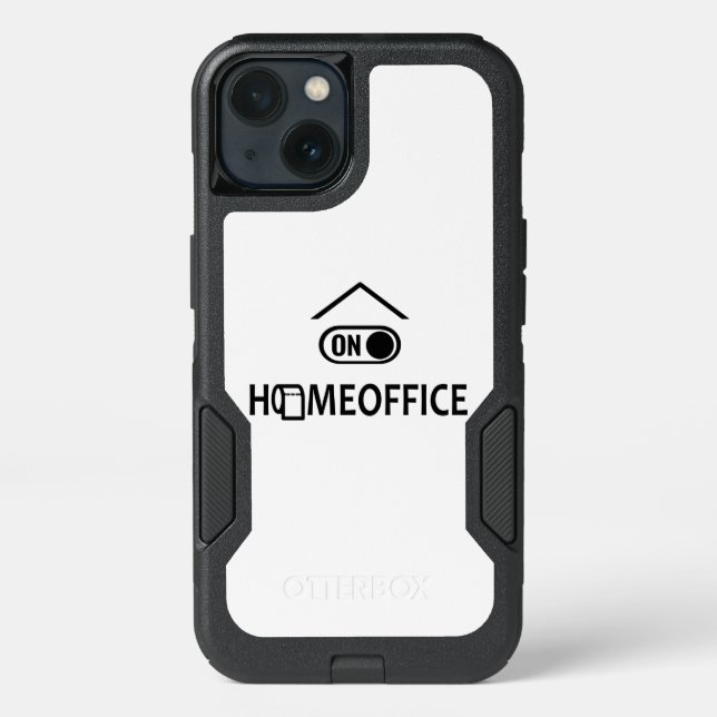 Home office on - Homeoffice on Otterbox iPhone Case (Back)