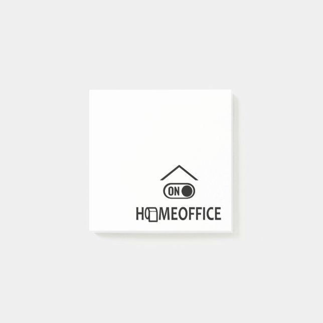 Home office on - Homeoffice on Post-it Notes (Front)
