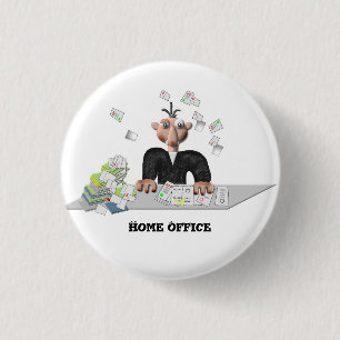 Home Office  , Personalized Button