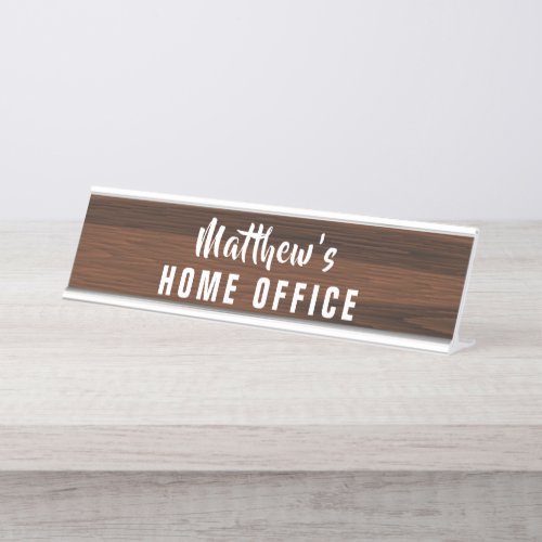 Home Office Personalized Desk Name Plate