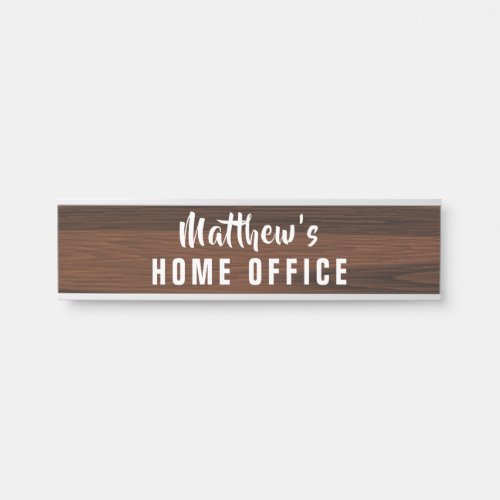 Home Office Personalized Name Plate