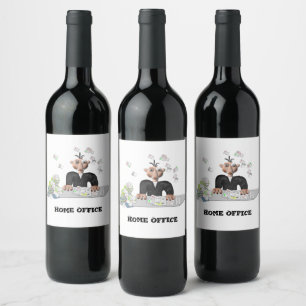 Home Office , Personalized Wine Label