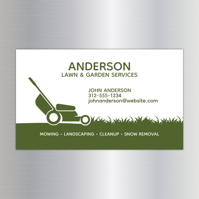 Home & Office Pro Cleaning Magnetic Business Card (Creator Uploaded)