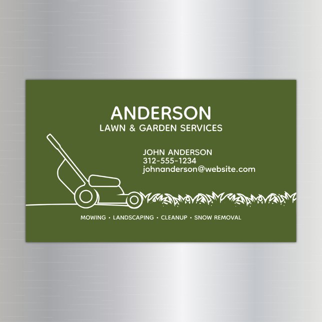 Home & Office Pro Cleaning Magnetic Business Card (Creator Uploaded)