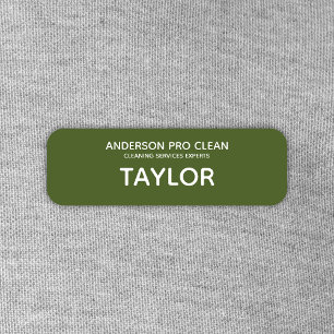 Home & Office Pro Cleaning Name Tag