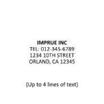 Home Office Trodat Printy 4912 Self-Inking Stamp<br><div class="desc">Heavy duty, metal self-inking stamps. Company or address stamp, also available with company logo - a Professional Line stamp with built-in ink pad. Several sizes and ink colors available for any application. The highest quality self-inker available: Climate-neutral. As standard. / ECO Friendly. Precise imprint alignment. Small and light-weight. Clean and...</div>