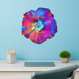 Home Office Wall Decor, bright cheerful flower Decal