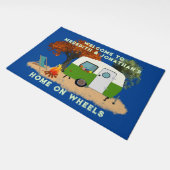 Home on Wheels Welcome Mat Camper (Angled)