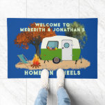 Home on Wheels Welcome Mat Camper