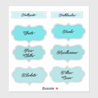 Home Organization Labels
