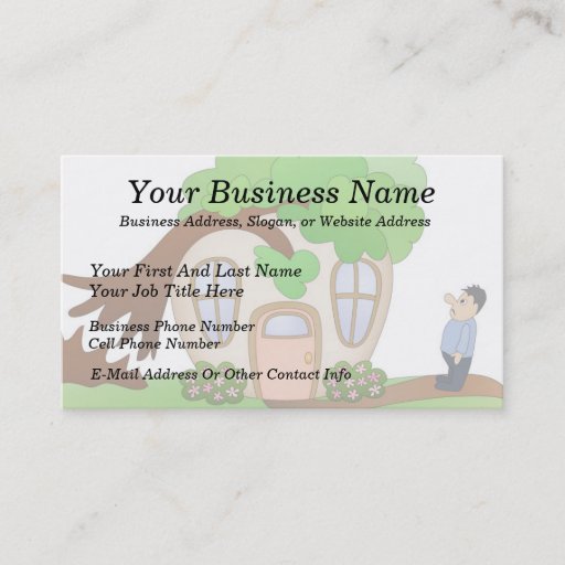 Customizable Home Owner Disaster Day Business Card Template