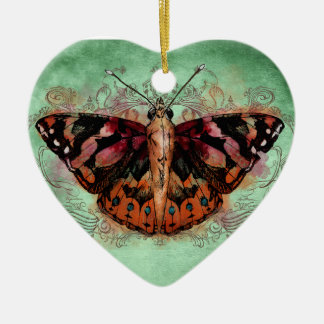 Home - Painted Lady Ceramic Ornament