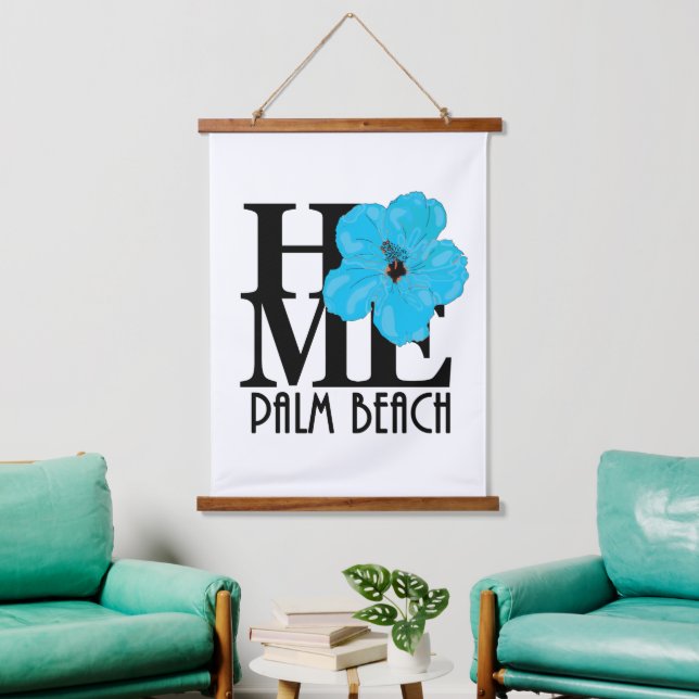 HOME Palm Beach Florida  Hanging Tapestry (Living Room)