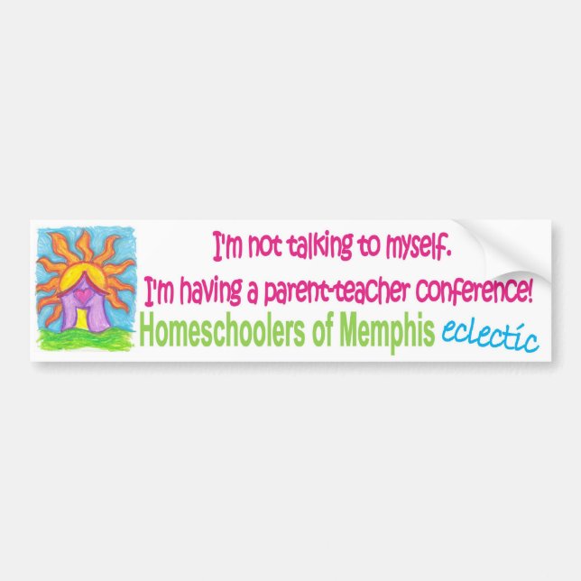 HOMe Parent Teacher Bumper Sticker (Front)